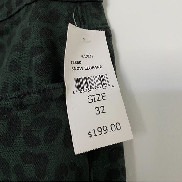 NWT DL1961 Florence Cropped Snow Leopard Jeans - Picture 5 of 7